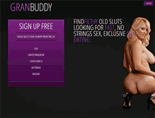 Tablet Screenshot of granbuddy.com